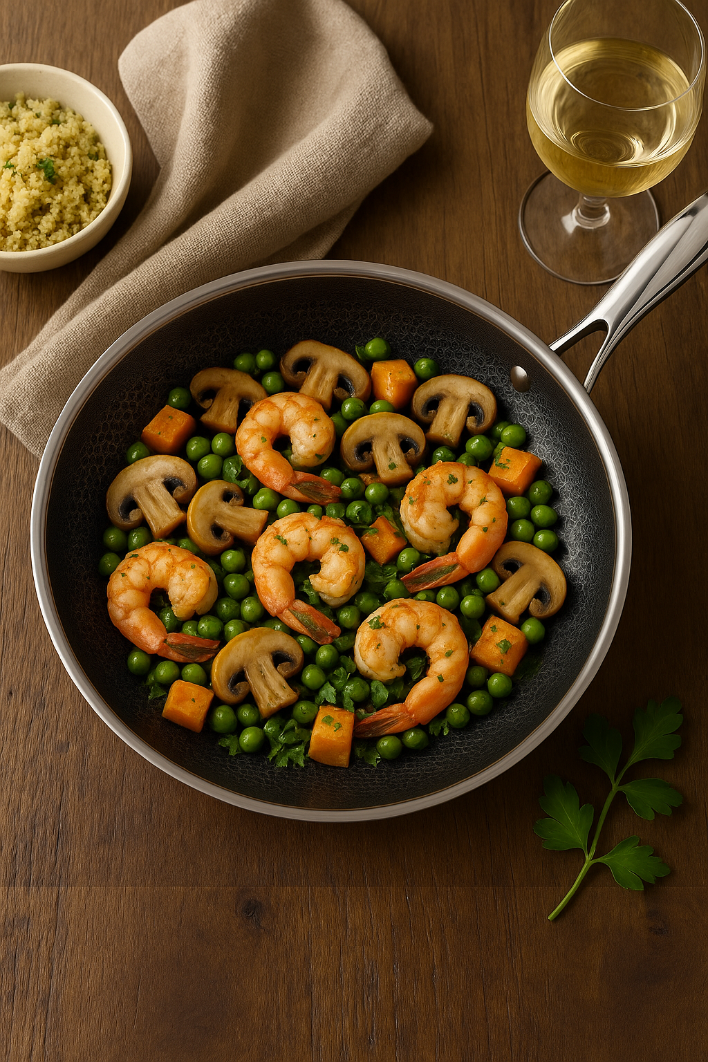 RVS Koekenpannen met Antiaanbaklaag