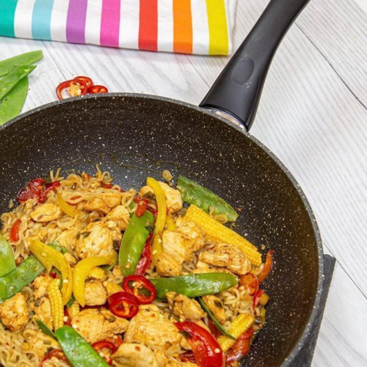 Wokpan 28cm - Antiaanbak - PFAS vrij