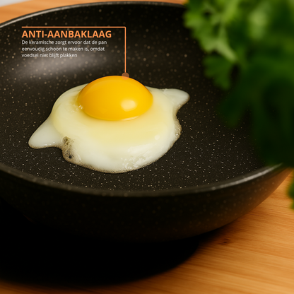 Koekenpan 20cm - Antiaanbak - PFAS vrij