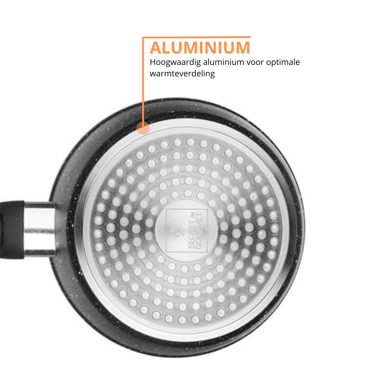 Steelpan 18cm - Antiaanbak - PFAS vrij
