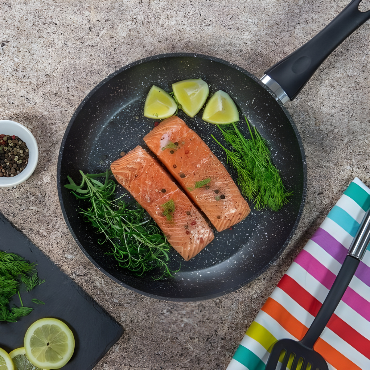 Koekenpan 26cm - Antiaanbak - PFAS vrij