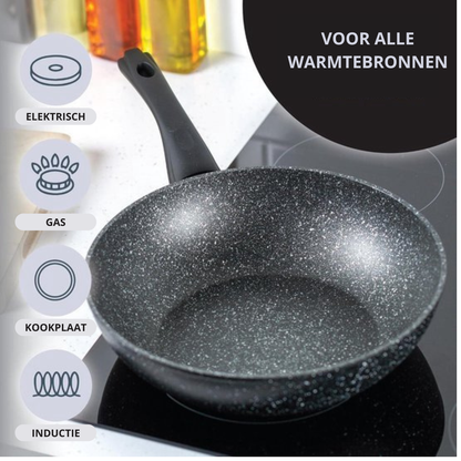 Wokpan 32cm - Antiaanbak - PFAS vrij