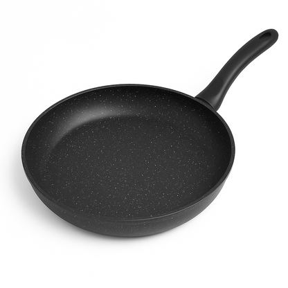 Koekenpannenset 2-delig  24/28cm - Antiaanbak - PFAS vrij - Zwart