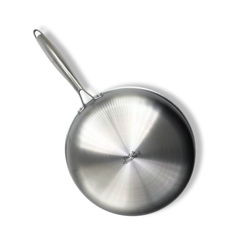 Wok en Koekenpannenset 2-delig 28cm - PFAS vrij -  RVS - SteelCraft