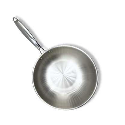 Wokpan 28cm - RVS - PFAS vrij